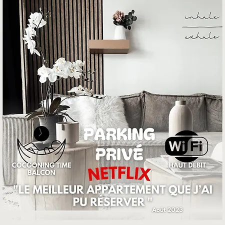 Le Cocon Blanc Metz - T2 - Parking Prive - Balcon - Nouvelle Ville, Gare Exterior photo