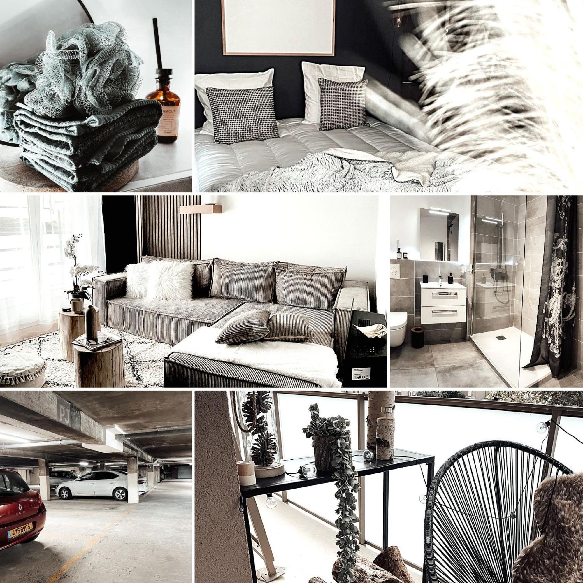 Apartment Le Cocon Blanc - T2 - Parking Prive - Balcon - Nouvelle Ville, Gare *