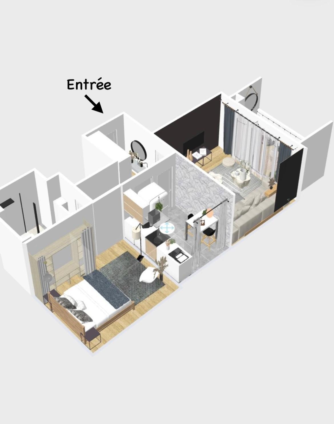 Apartment Le Cocon Blanc - T2 - Parking Prive - Balcon - Nouvelle Ville, Gare Metz